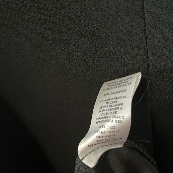 TRINA TURK Alaina Sleeveless Popover Dress, Black, Size 6 - Picture 11 of 11